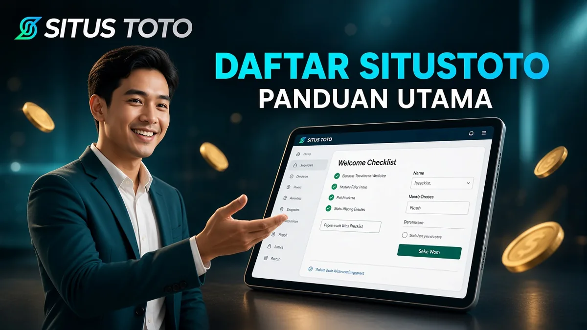 Daftar SITUSTOTO | Ringkas ke Checklist Daftar
