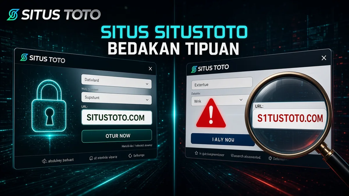 Situs SITUSTOTO — Bedakan Portal Info & Domain Tipuan