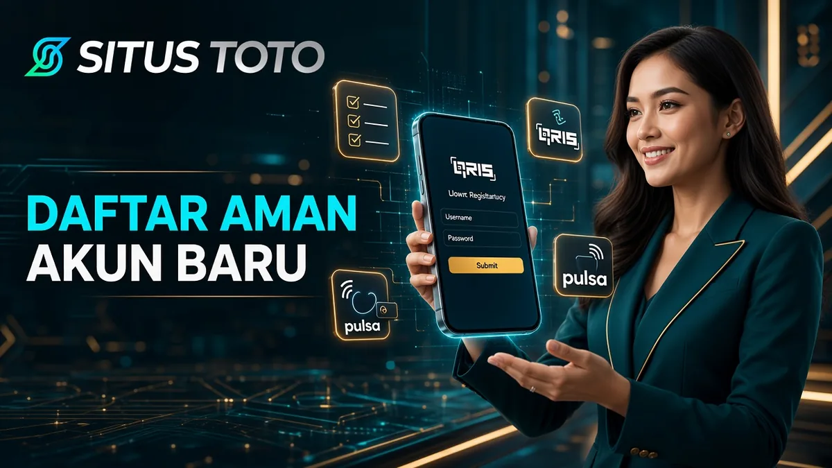 SITUSTOTO Daftar — Akun Baru, QRIS & Deposit Aman