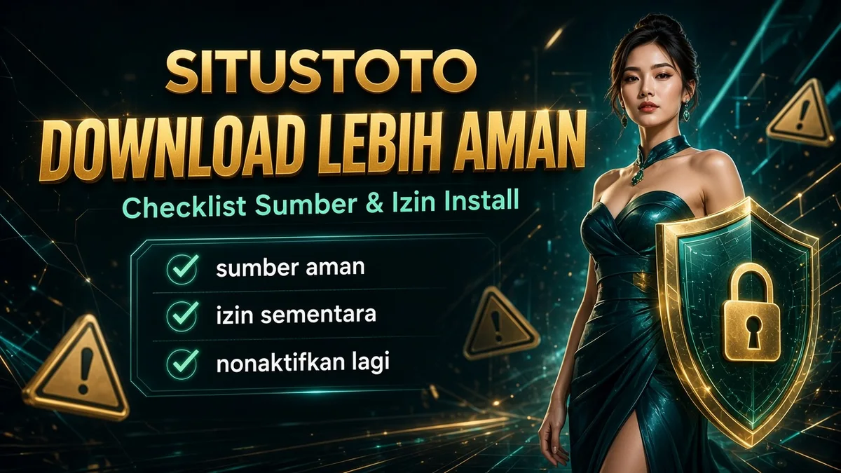download situstoto lebih aman: checklist sumber